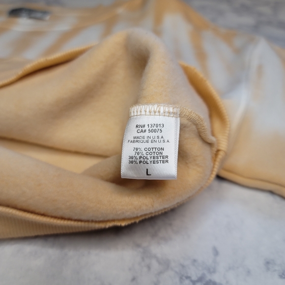 Wildfox Regal Sweatshirt Tie Dye Melon White Large NWT - Picture 7 of 13